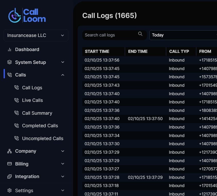 Call Logs